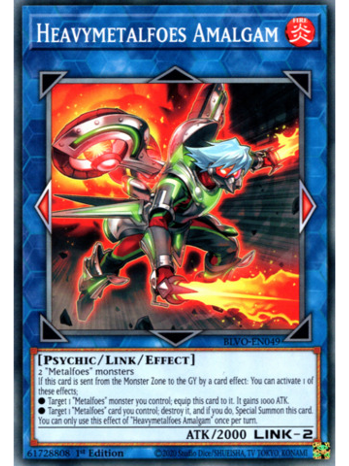 Heavymetalfoes Amalgam - BLVO-EN049 - Common 1st Edition 1
