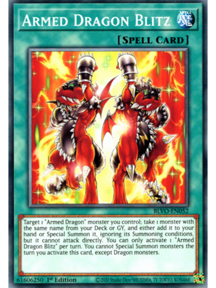 Armed Dragon Blitz - BLVO-EN052 - Common 1st Edition 1