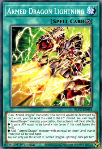 Armed Dragon Lightning - BLVO-EN053 - Common 1st Edition