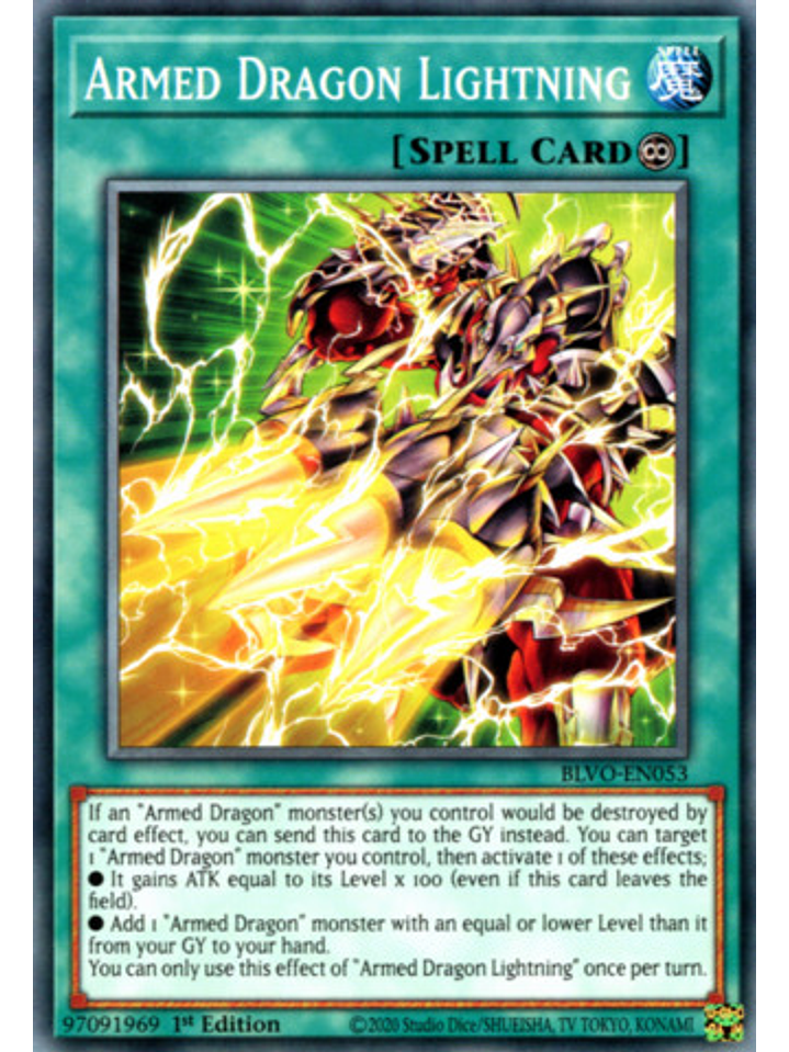 Armed Dragon Lightning - BLVO-EN053 - Common 1st Edition 1