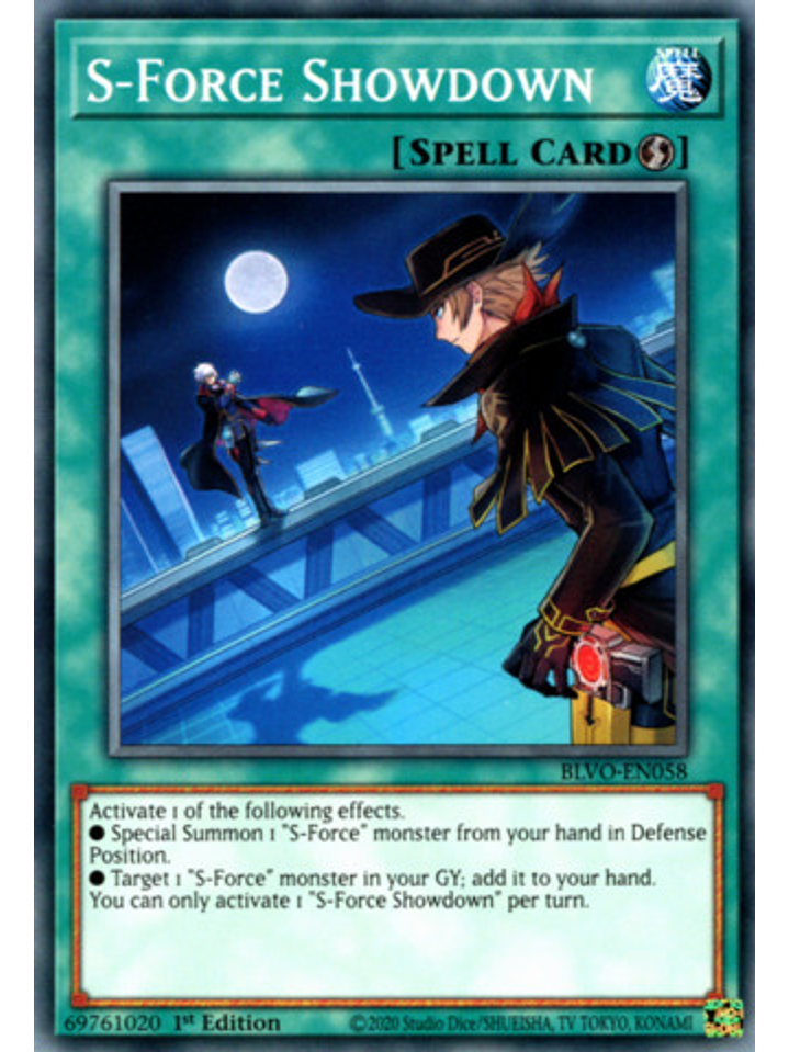 S-Force Showdown - BLVO-EN058 - Common 1st Edition 1