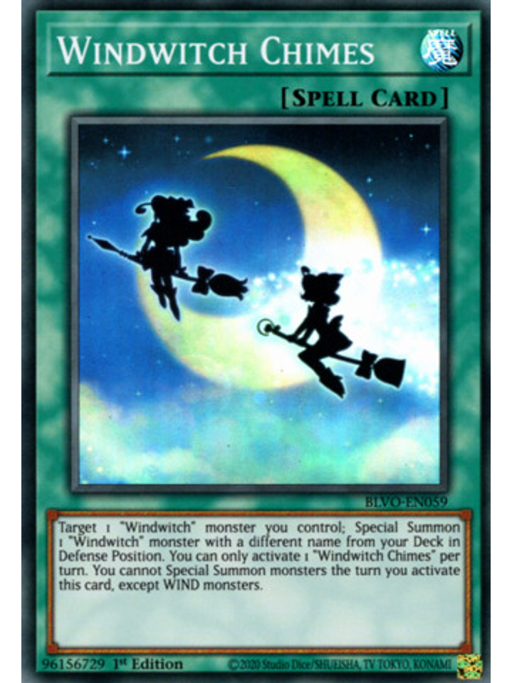 Windwitch Chimes - BLVO-EN059 - Super Rare 1st Edition 1