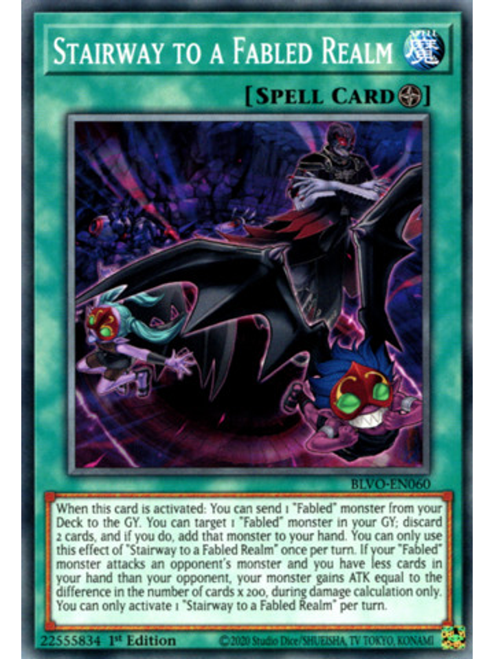 Stairway to a Fabled Realm - BLVO-EN060 - Common 1st Edition 1