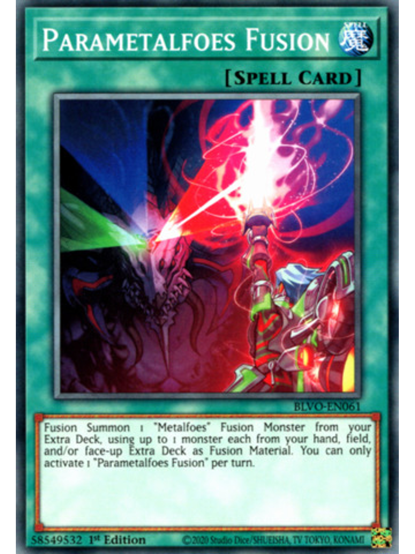 Parametalfoes Fusion - BLVO-EN061 - Common 1st Edition 1