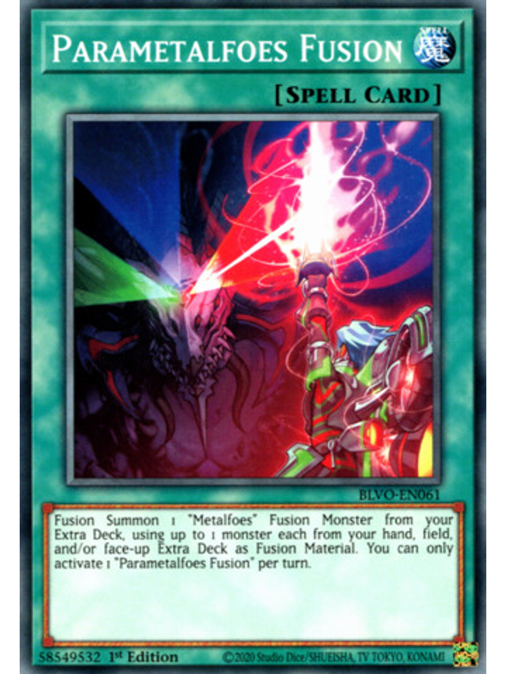 Parametalfoes Fusion - BLVO-EN061 - Common 1st Edition 1