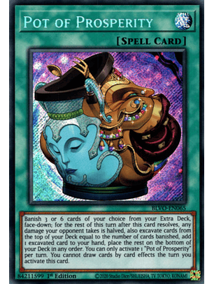 Pot of Prosperity - BLVO-EN065 - Secret Rare 1st Edition