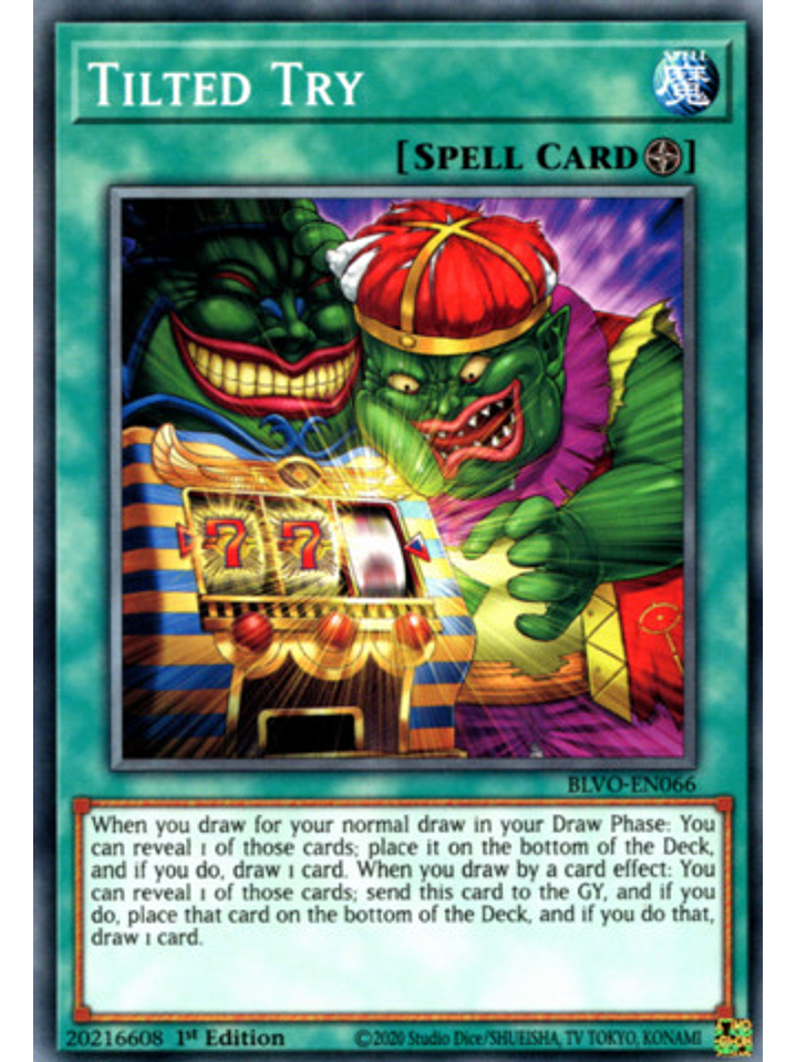 Tilted Try - BLVO-EN066 - Common 1st Edition 1