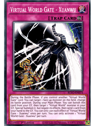 Virtual World Gate - Xuanwu - BLVO-EN075 - Common 1st Edition