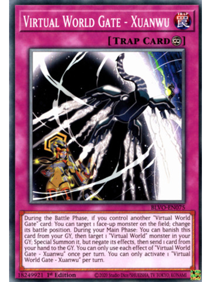 Virtual World Gate - Xuanwu - BLVO-EN075 - Common 1st Edition 1