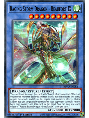 Raging Storm Dragon - Beaufort IX - BLVO-EN082 - Common 1st Edition