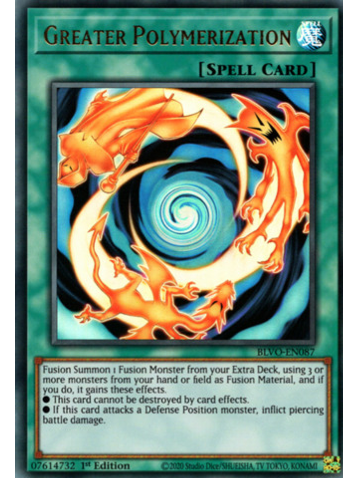 Greater Polymerization - BLVO-EN087 - Ultra Rare 1st Edition 1
