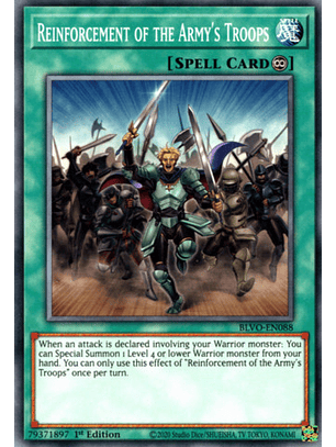 Reinforcement of the Army's Troops - BLVO-EN088 - Common 1st Edition