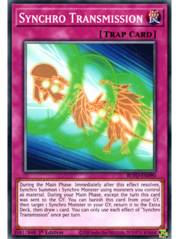 Synchro Transmission - BLVO-EN090 - Common 1st Edition 1