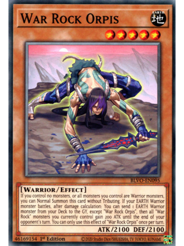 War Rock Orpis - BLVO-EN095 - Common 1st Edition 1