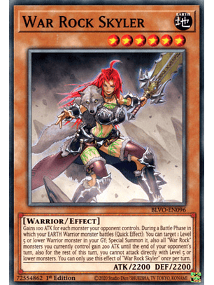 War Rock Skyler - BLVO-EN096 - Common 1st Edition