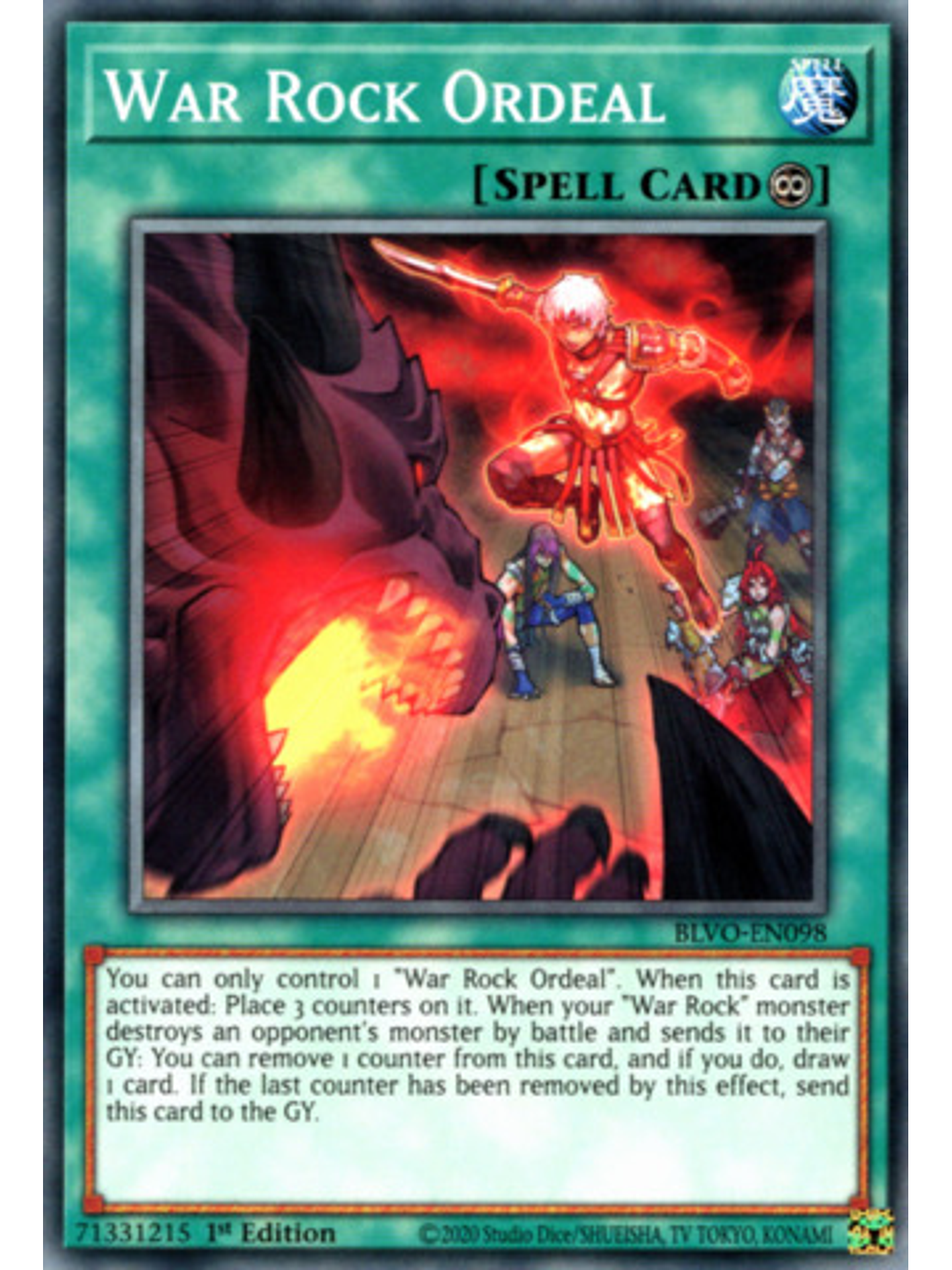 War Rock Ordeal - BLVO-EN098 - Common 1st Edition 1