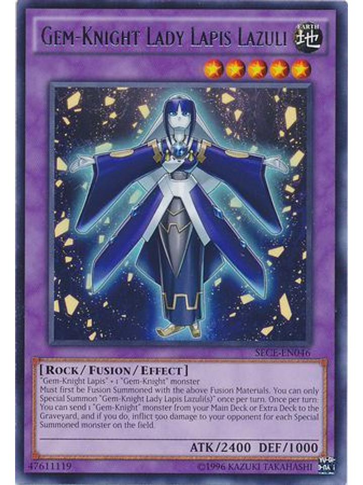 Gem-Knight Lady Lapis Lazuli - SECE-EN046 - Rare Unlimited 1
