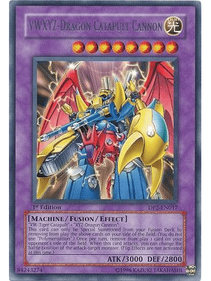 VWXYZ-Dragon Catapult Cannon - DP2-EN017 - Rare 1st Edition