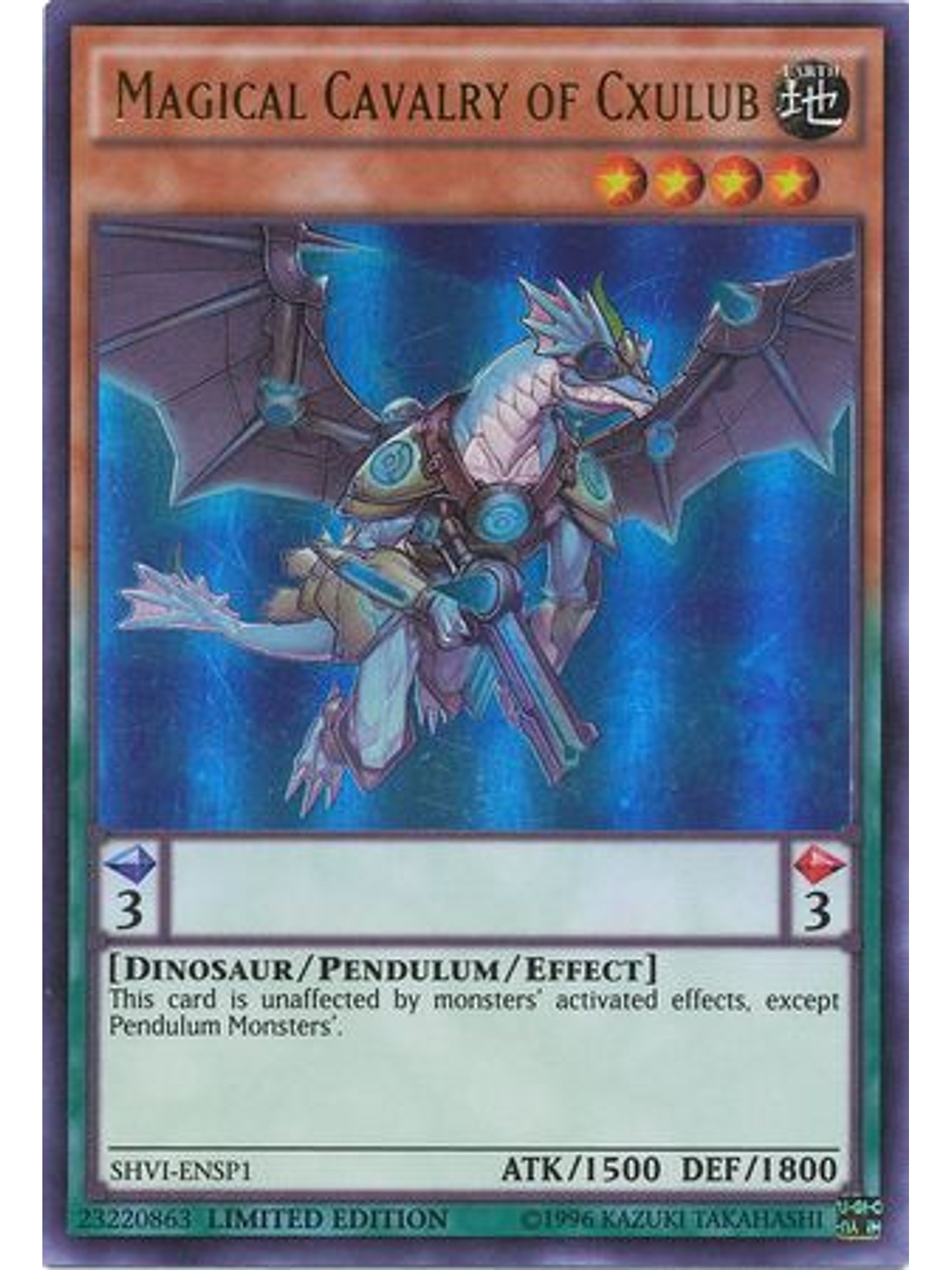 Magical Cavalry of Cxulub - SHVI-ENSP1 - Ultra Rare Limited Edition 1