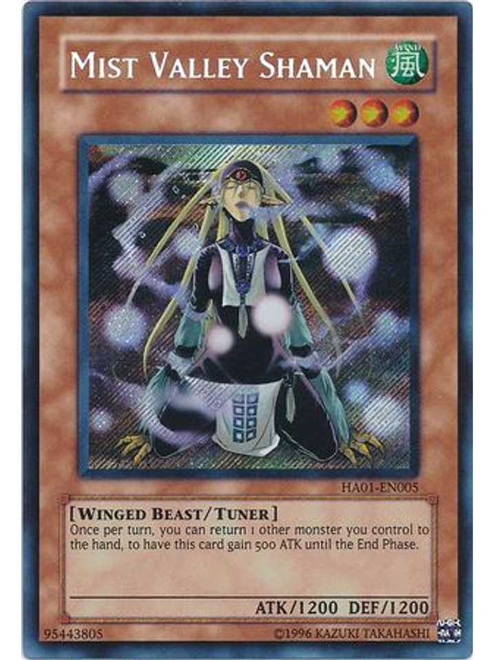 Mist Valley Shaman - HA01-EN005 - Secret Rare Unlimited 1