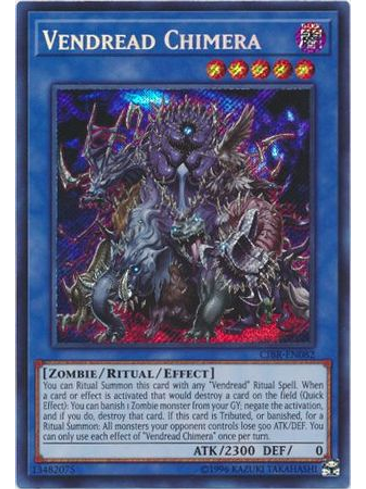 Vendread Chimera - CIBR-EN082 - Secret Rare Unlimited 1
