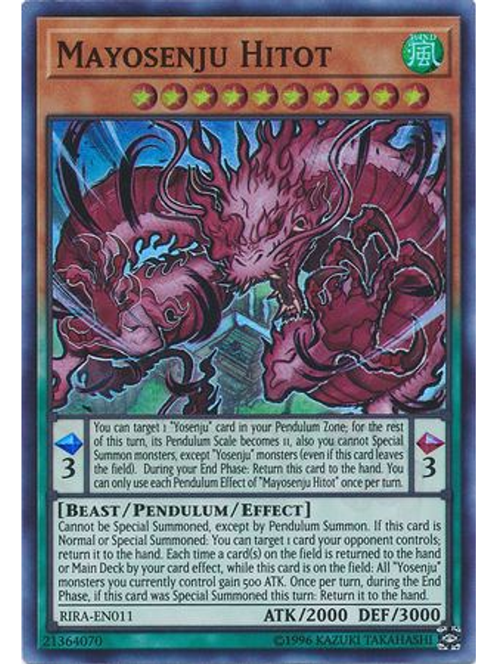 Mayosenju Hitot - RIRA-EN011 - Super Rare Unlimited 1