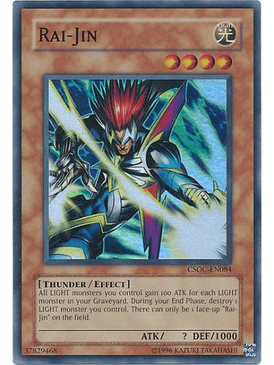 Rai-Jin - CSOC-EN084 - Super Rare Unlimited