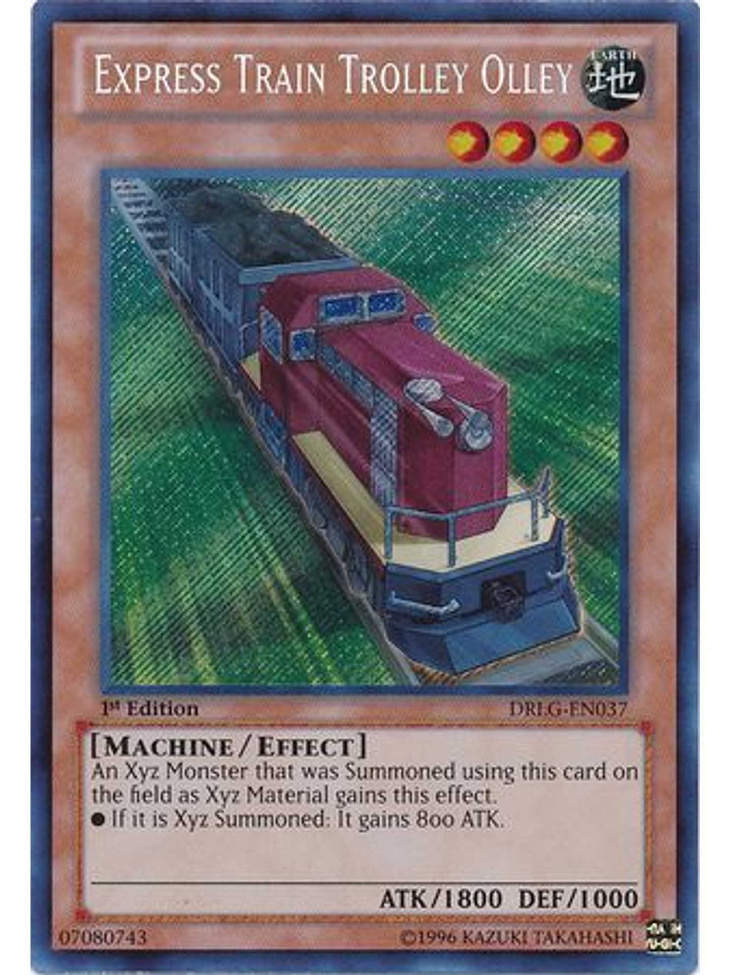 Express Train Trolley Olley - DRLG-EN037 - Secret Rare 1st Edition 1