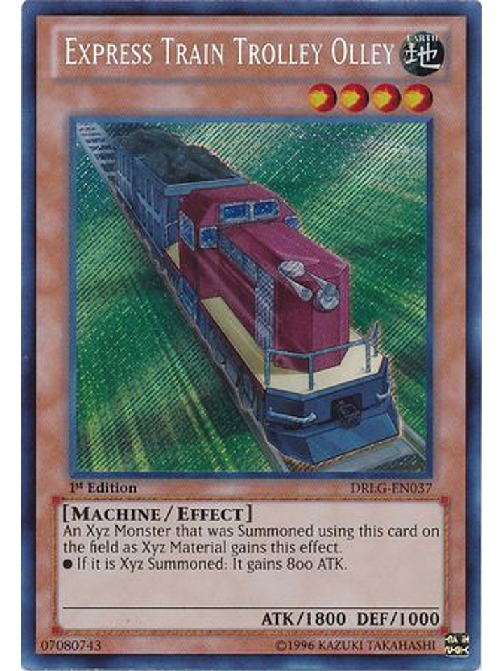 Express Train Trolley Olley - DRLG-EN037 - Secret Rare 1st Edition 1