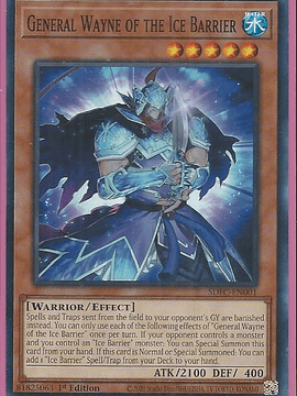 General Wayne of the Ice Barrier - SDFC-EN001 - Common 1st Edition