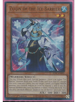 Zuijin of the Ice Barrier - SDFC-EN005 - Ultra Rare 1st Edition