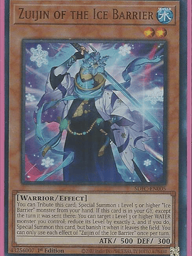 Zuijin of the Ice Barrier - SDFC-EN005 - Ultra Rare 1st Edition