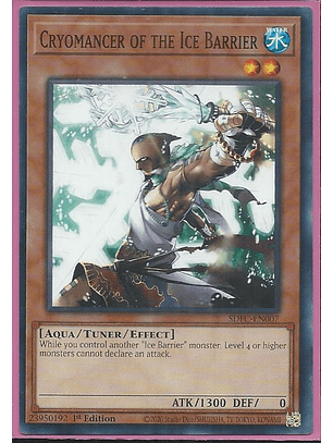 Cryomancer of the Ice Barrier - SDFC-EN007 - Common 1st Edition