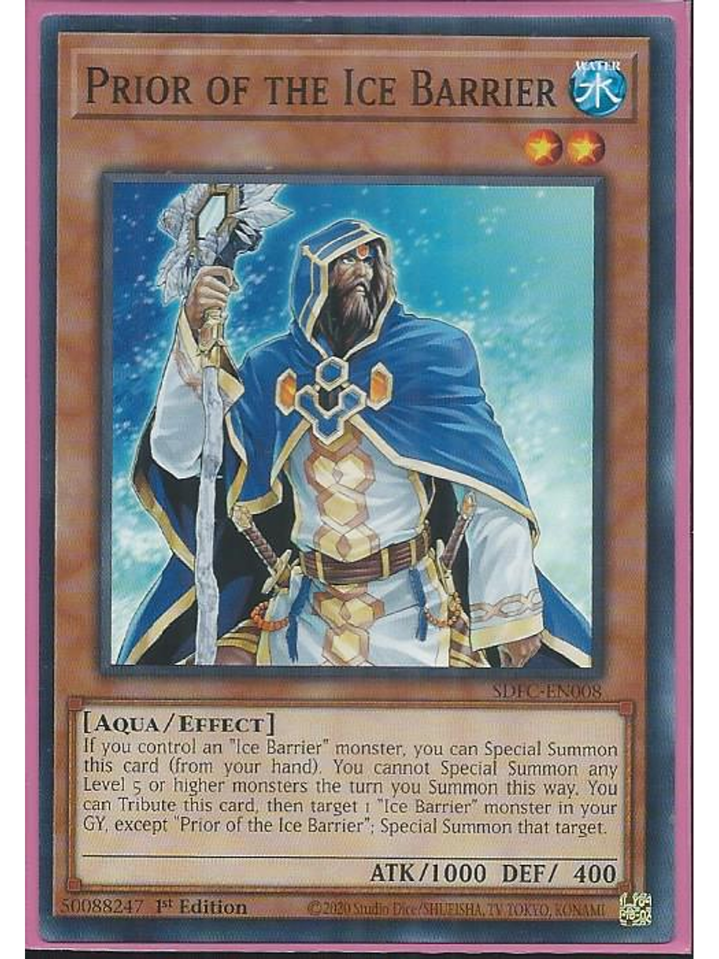 Prior of the Ice Barrier - SDFC-EN008 - Common 1st Edition 1