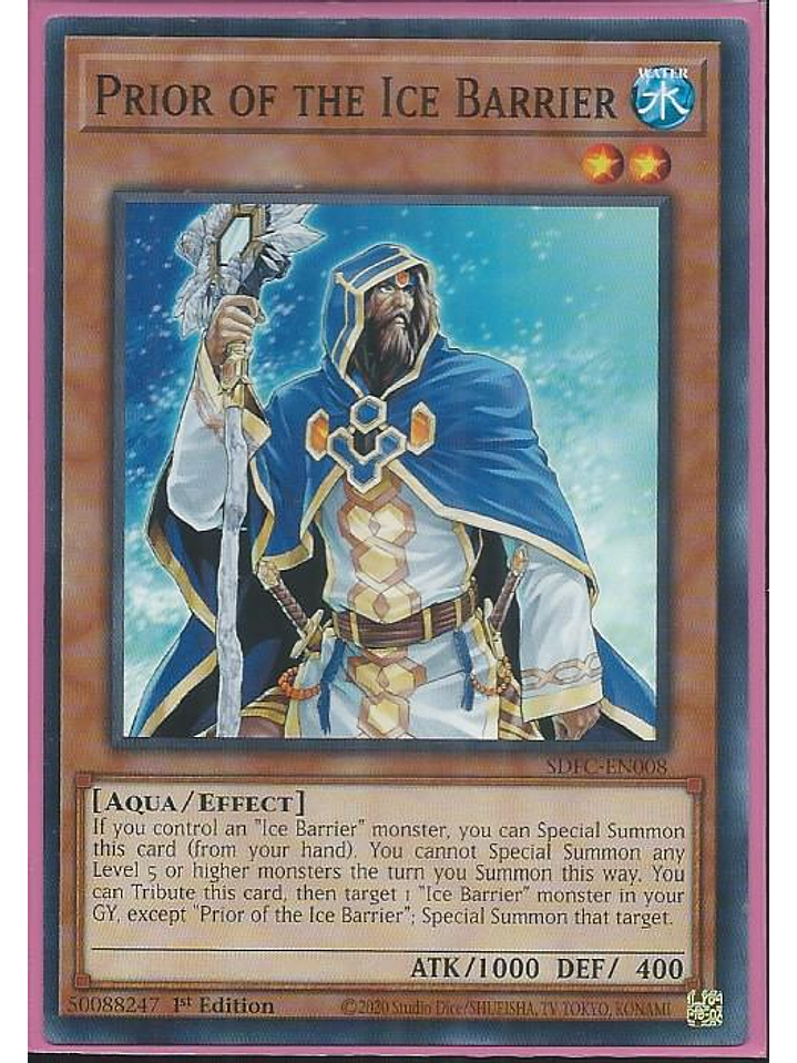 Prior of the Ice Barrier - SDFC-EN008 - Common 1st Edition 1