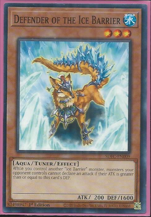 Defender of the Ice Barrier - SDFC-EN009 - Common 1st Edition