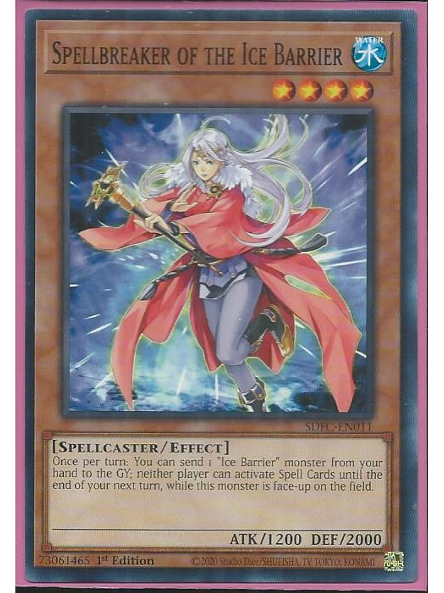 Spellbreaker of the Ice Barrier - SDFC-EN011 - Common 1st Edition 1