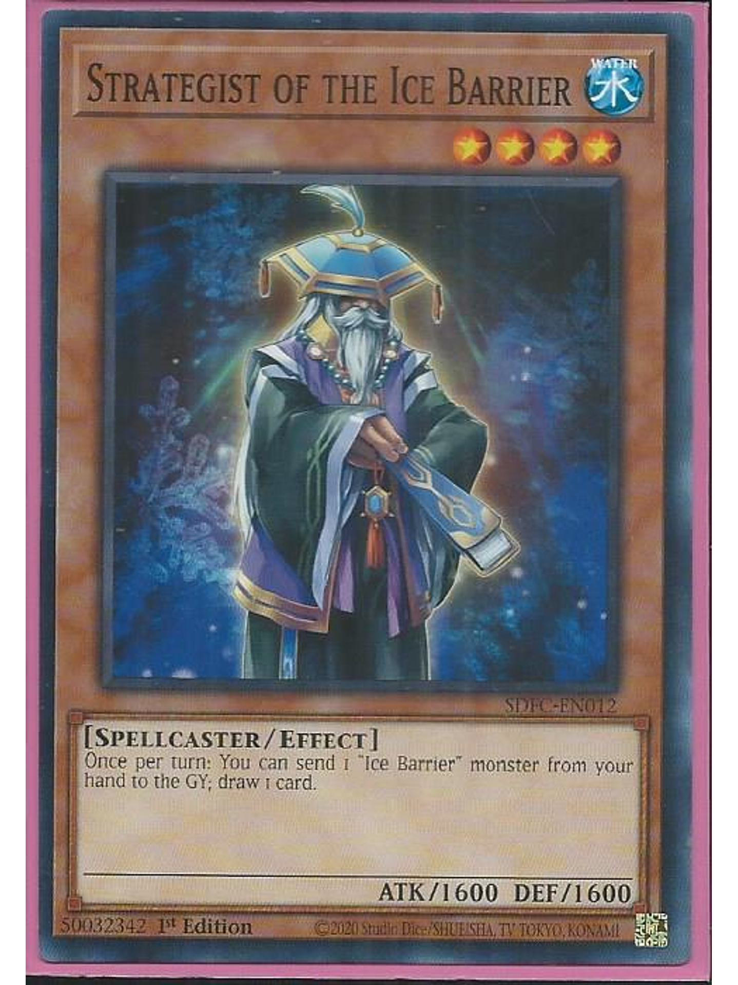 Strategist of the Ice Barrier - SDFC-EN012 - Common 1st Edition 1