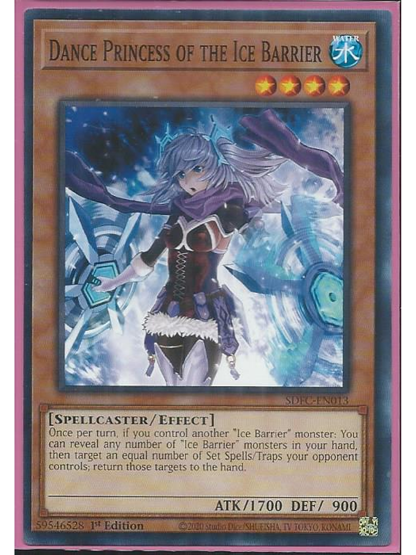 Dance Princess of the Ice Barrier - SDFC-EN013 - Common 1st Edition 1
