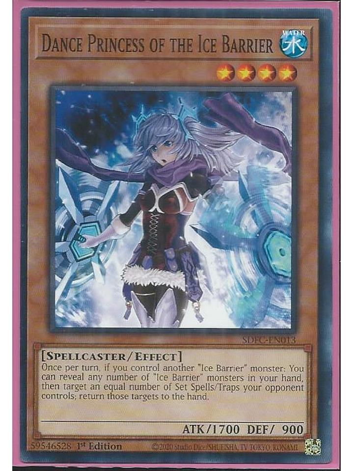 Dance Princess of the Ice Barrier - SDFC-EN013 - Common 1st Edition 1