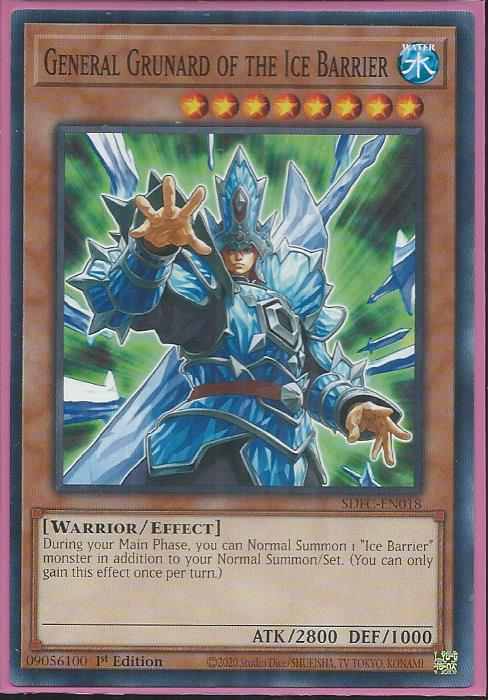 General Grunard of the Ice Barrier - SDFC-EN018 - Common 1st Edition