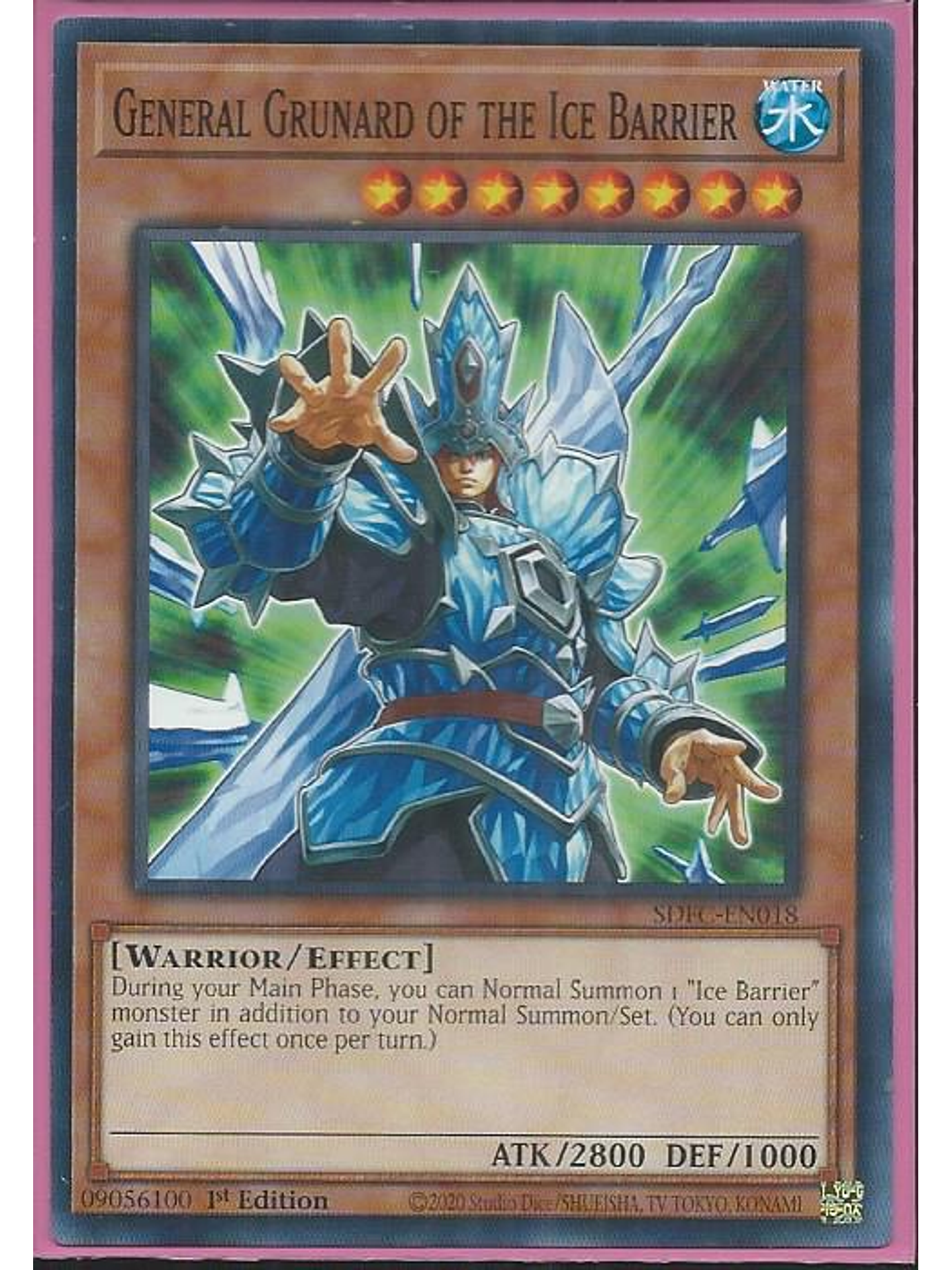 General Grunard of the Ice Barrier - SDFC-EN018 - Common 1st Edition 1
