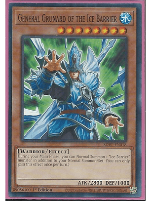 General Grunard of the Ice Barrier - SDFC-EN018 - Common 1st Edition