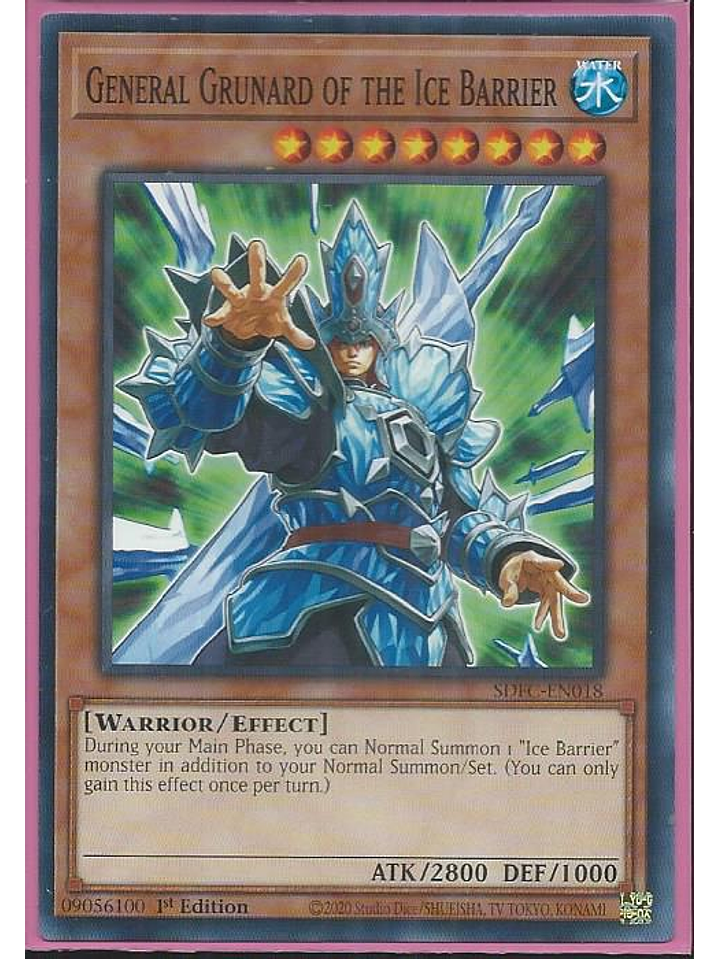 General Grunard of the Ice Barrier - SDFC-EN018 - Common 1st Edition 1