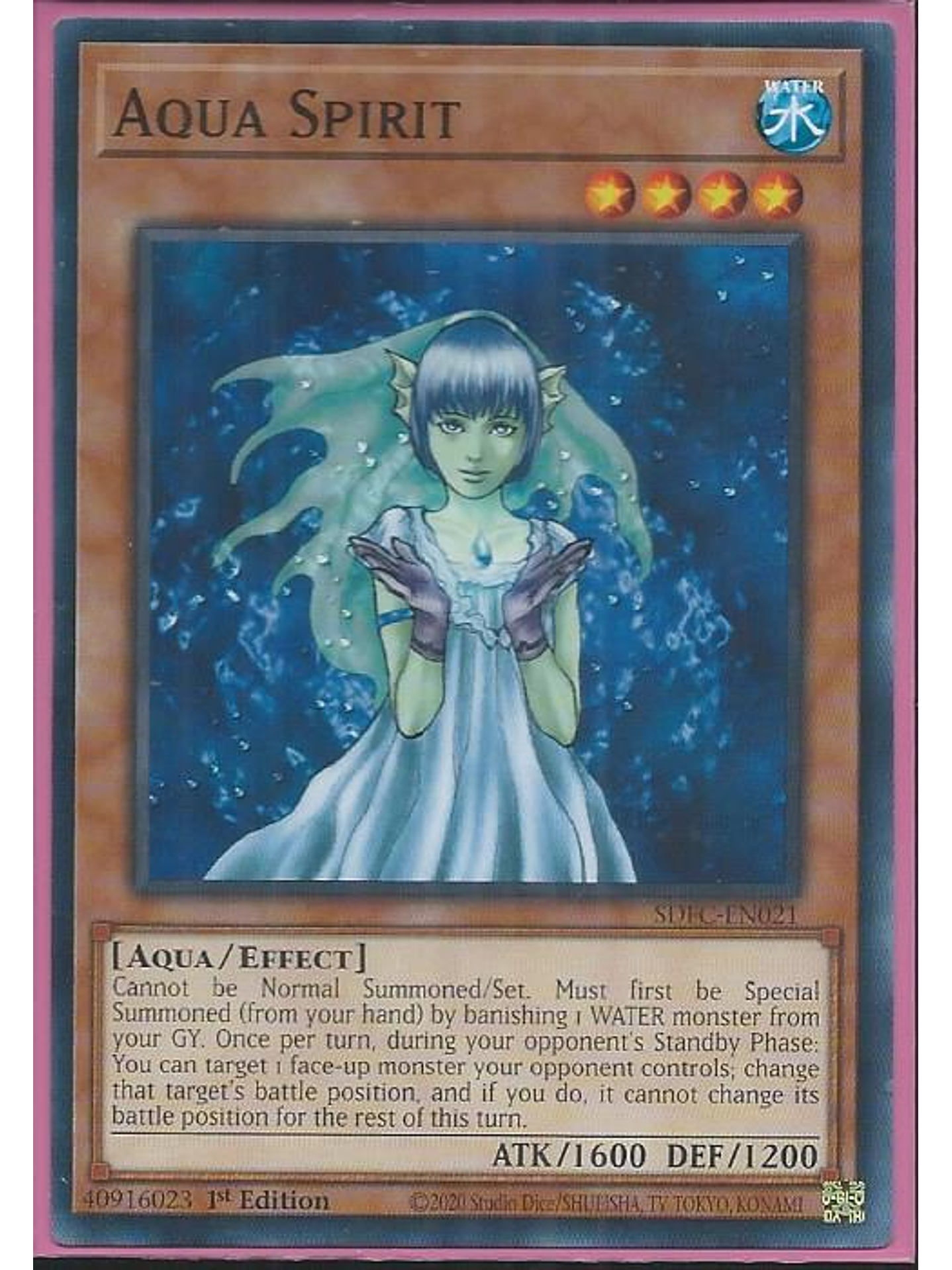 Aqua Spirit - SDFC-EN021 - Common 1st Edition 1