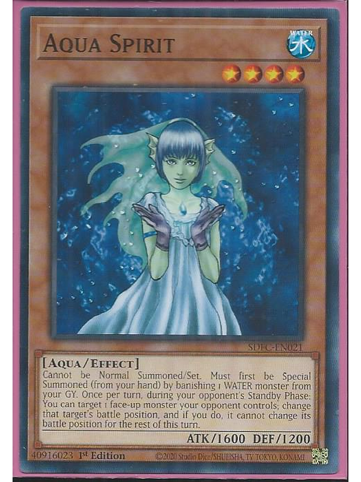 Aqua Spirit - SDFC-EN021 - Common 1st Edition 1