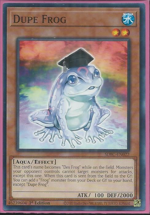 Dupe Frog - SDFC-EN022 - Common 1st Edition