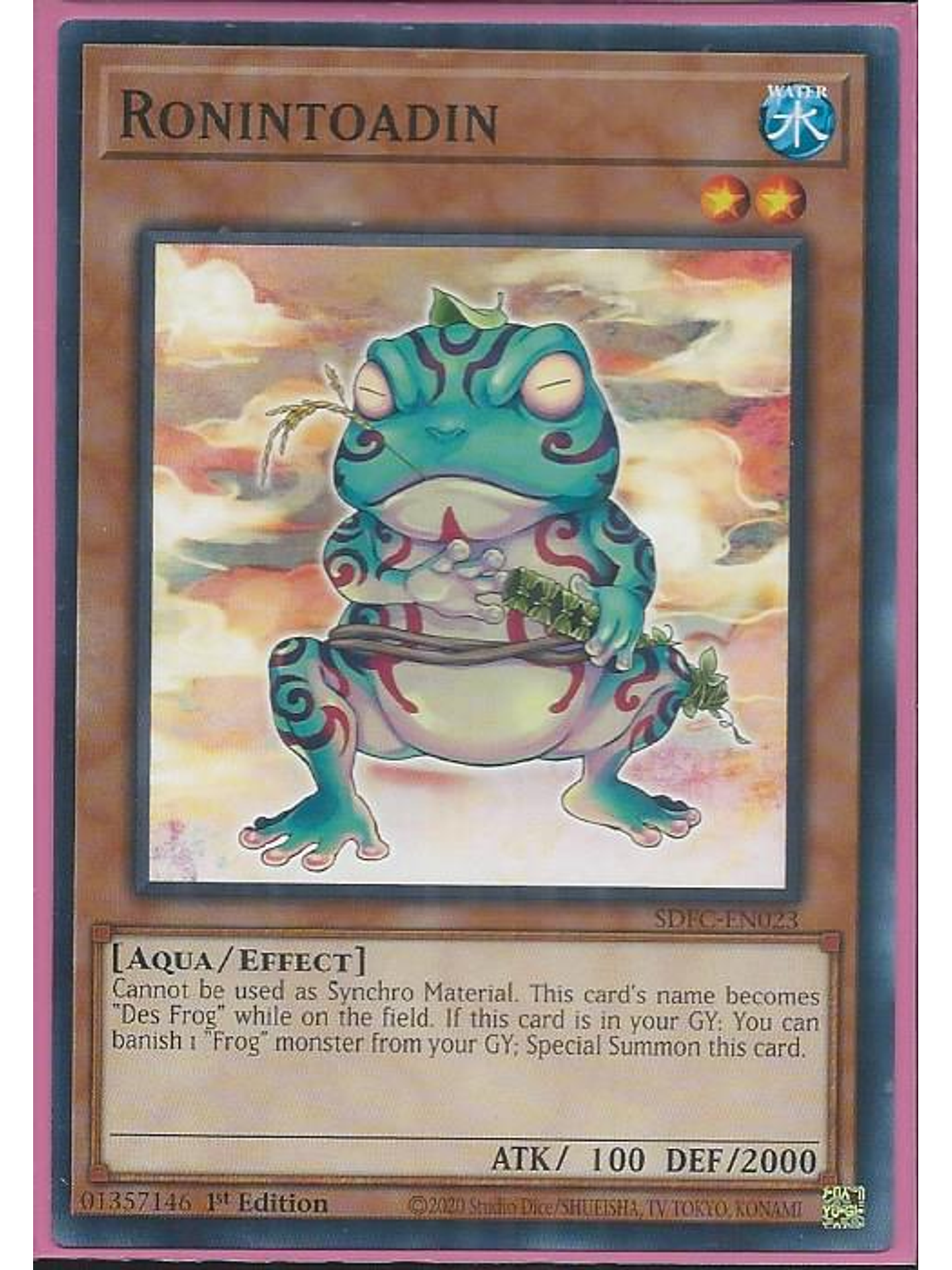 Ronintoadin - SDFC-EN023 - Common 1st Edition 1