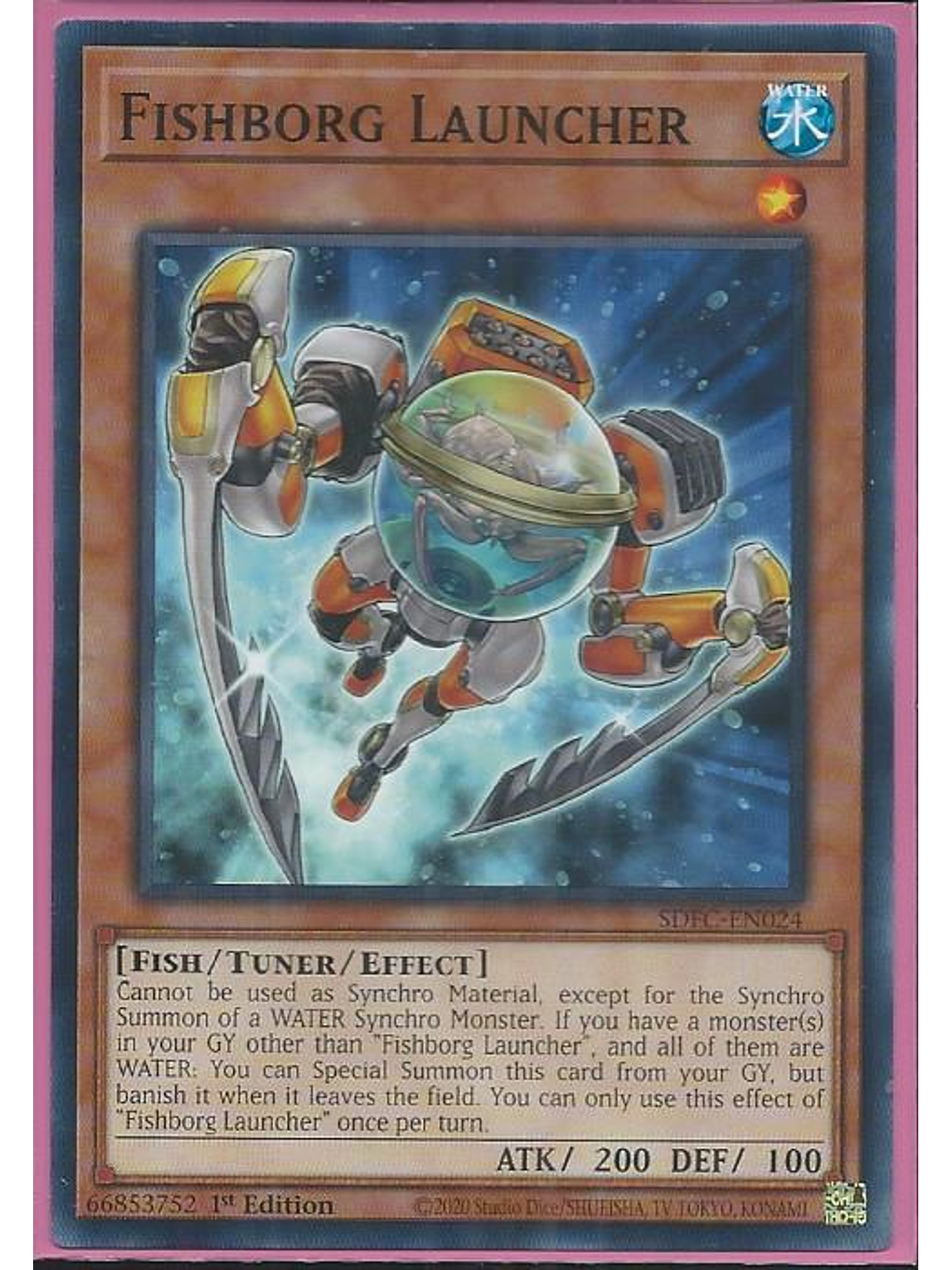 Fishborg Launcher - SDFC-EN024 - Common 1st Edition 1