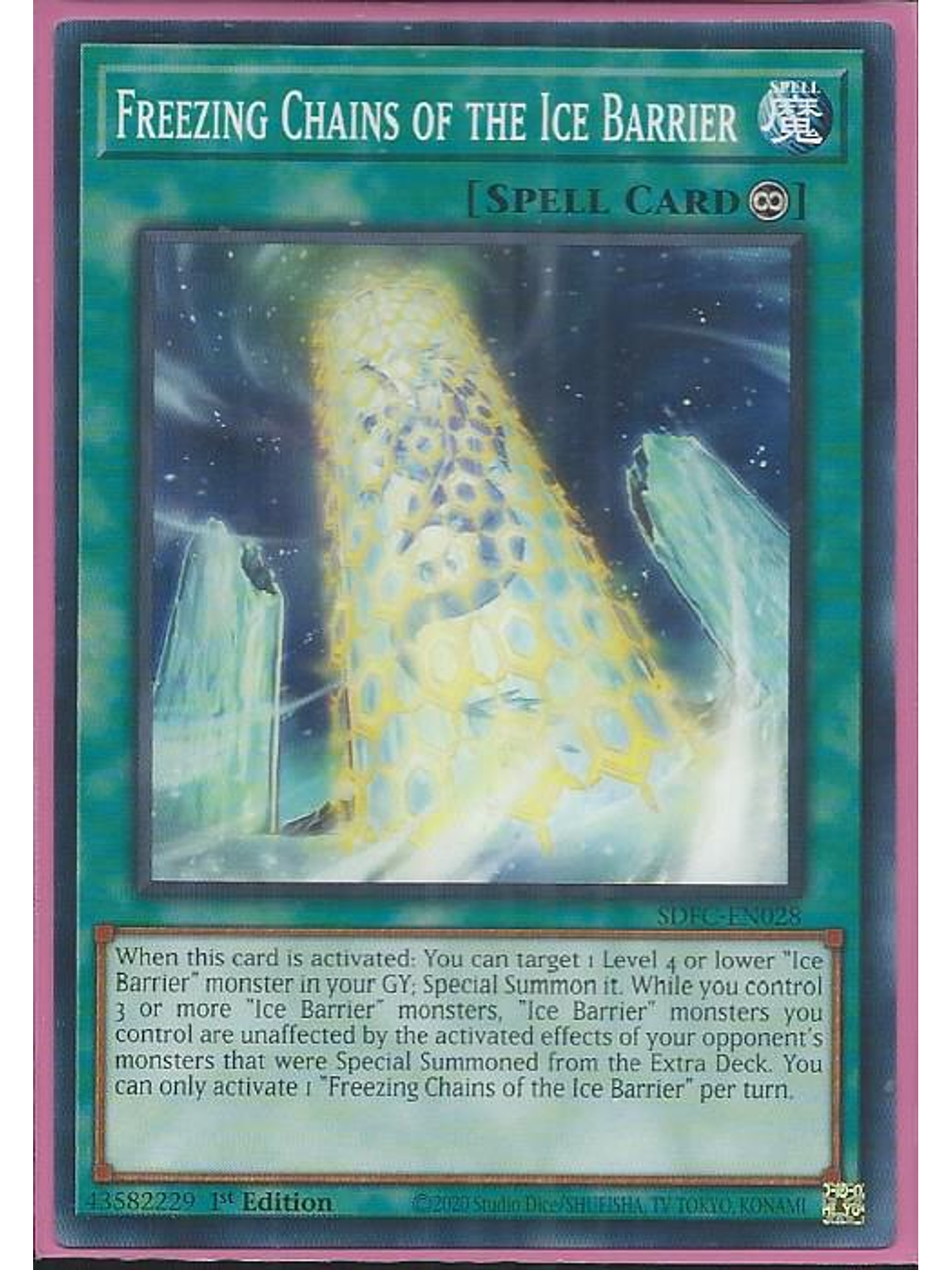 Freezing Chains of the Ice Barrier - SDFC-EN028 - Common 1st Edition 1